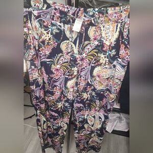 Floral Paisley Women's Pants NWOT